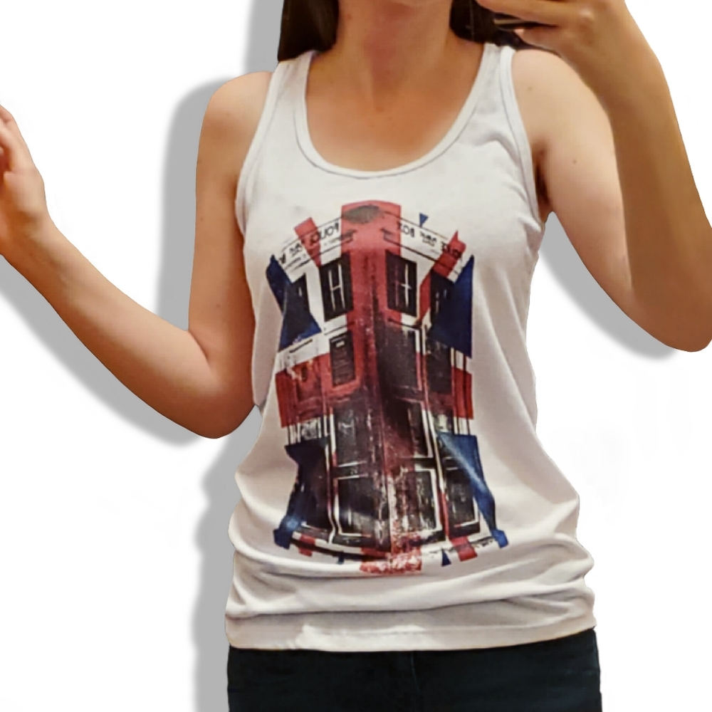 NWOT Dr Who Union Jack TARDIS Tank